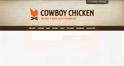 Desktop Screenshot of cowboychicken.com